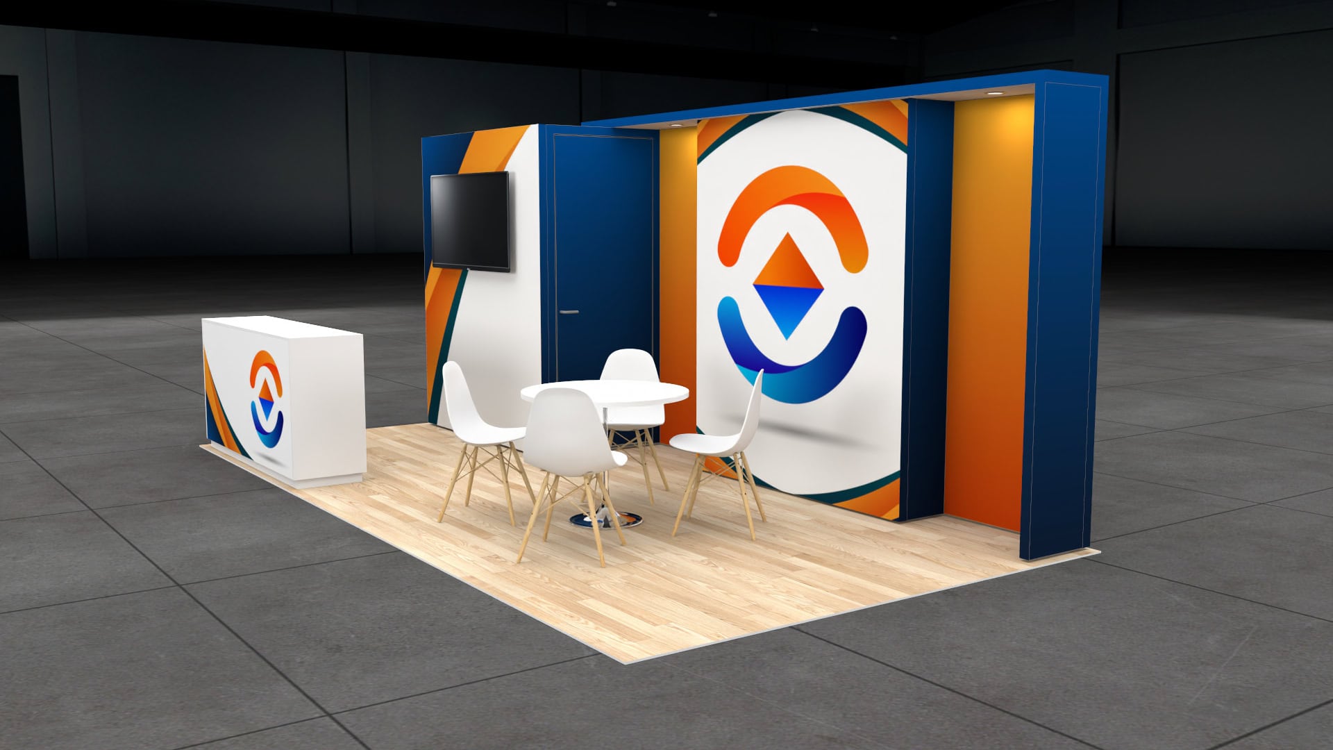 G2E 10x20 trade show exhibit rental in Las Vegas (view 3)