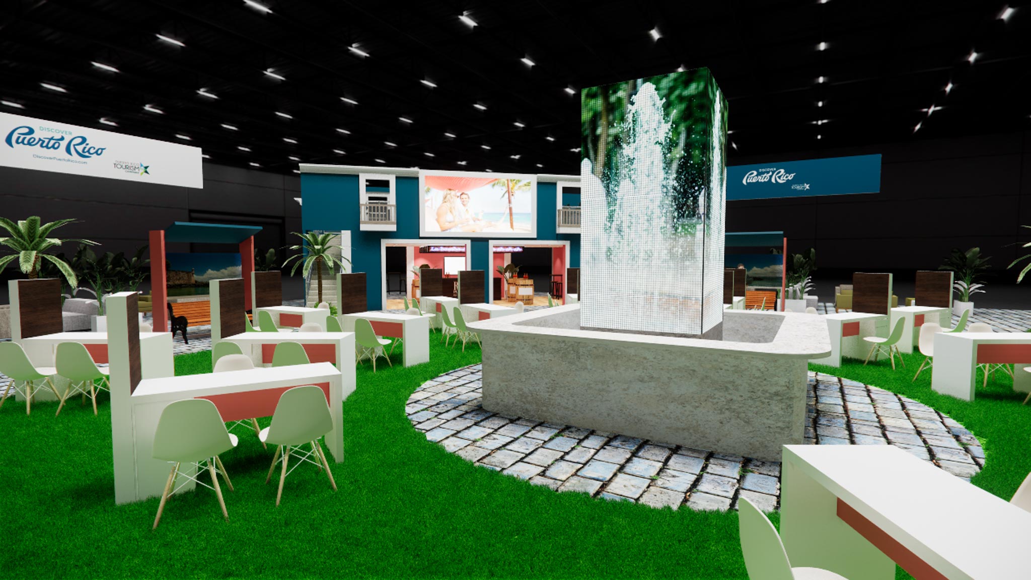 ASD Market Week Double Deck trade show exhibit rental in Las Vegas (view 10)