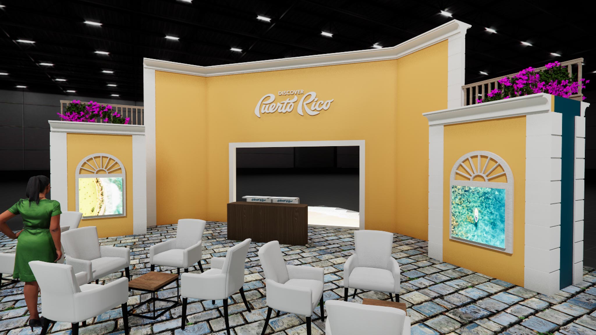 ASD Market Week Double Deck trade show exhibit rental in Las Vegas (view 11)