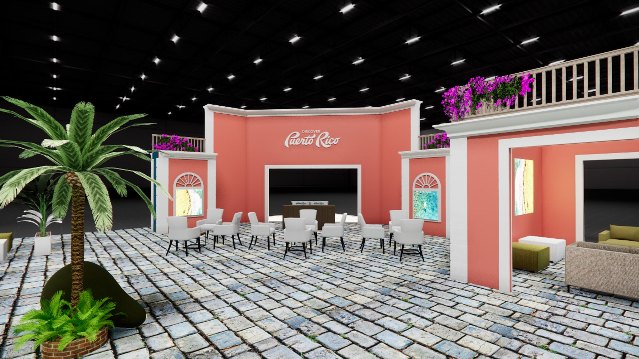 ASD Market Week Double Deck trade show exhibit rental in Las Vegas (view 12)