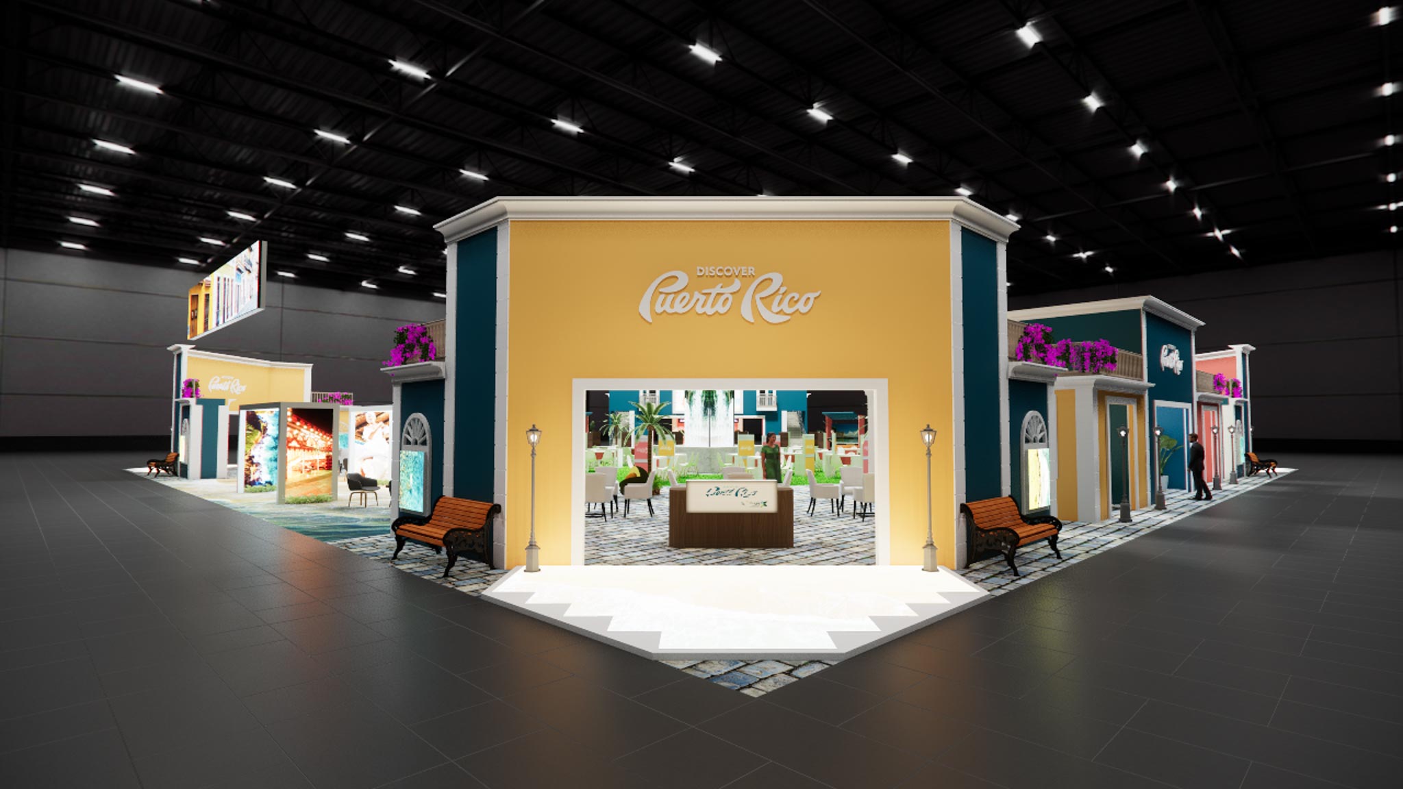 ASD Market Week Double Deck trade show exhibit rental in Las Vegas (view 2)