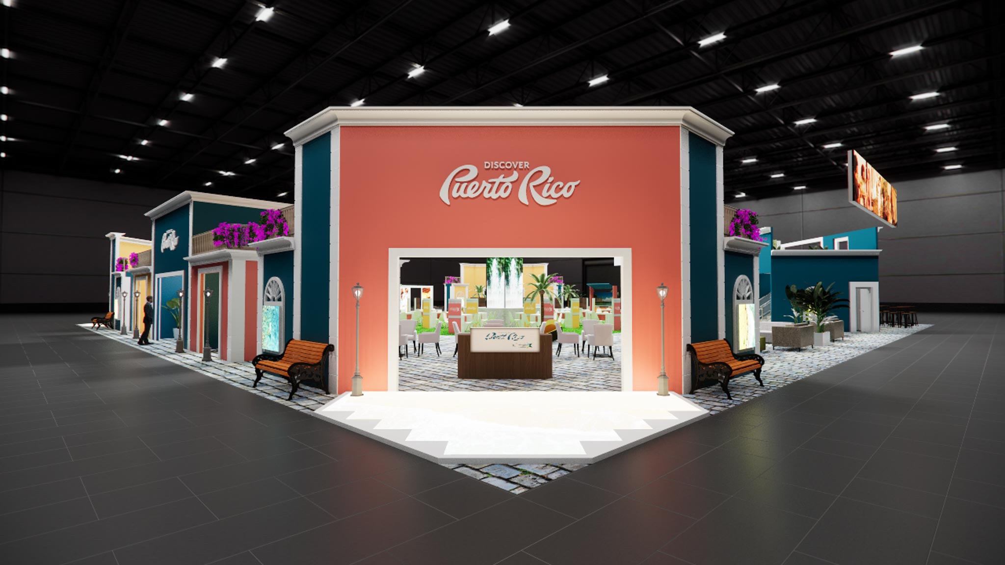 ASD Market Week Double Deck trade show exhibit rental in Las Vegas (view 4)