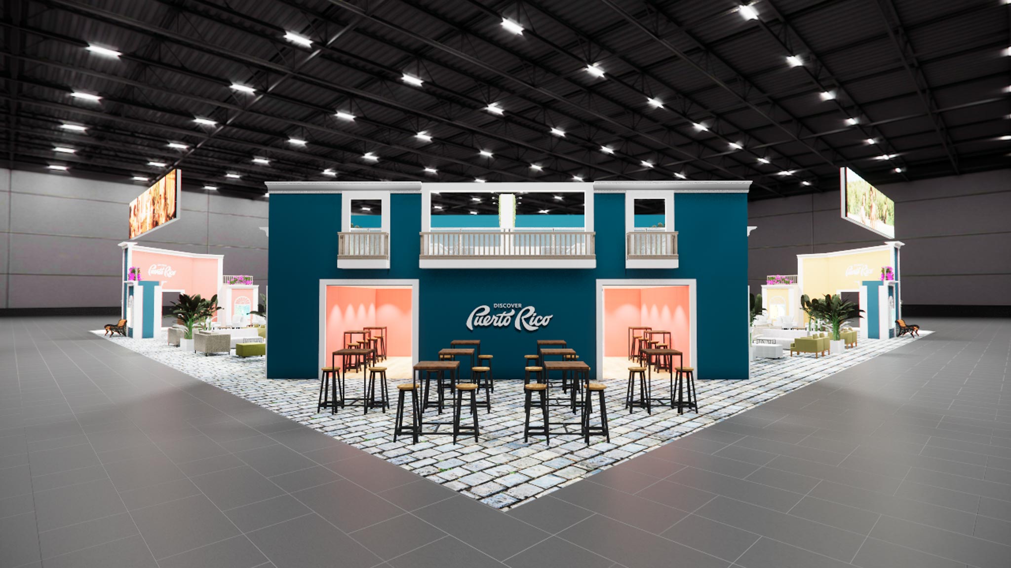 ASD Market Week Double Deck trade show exhibit rental in Las Vegas (view 6)