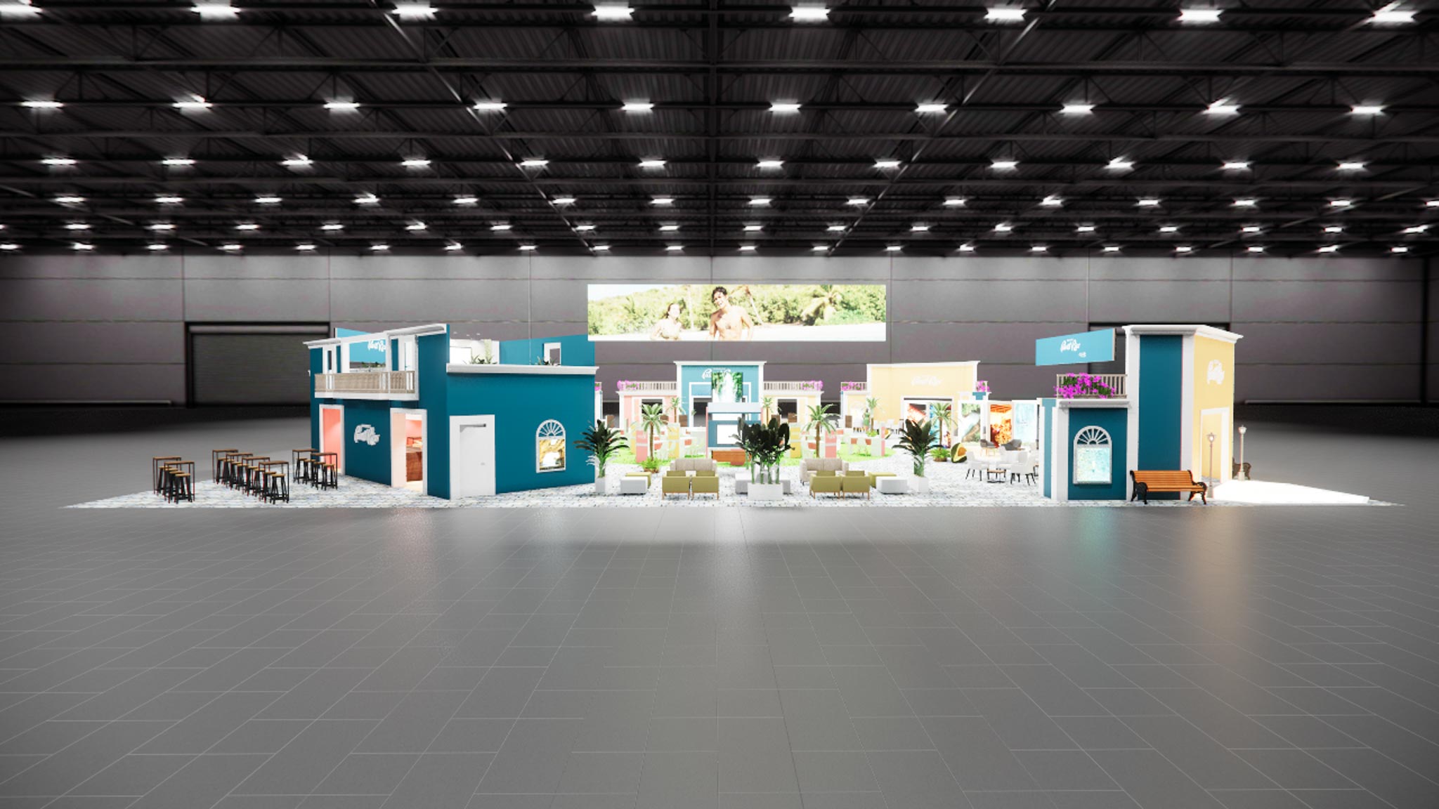 ASD Market Week Double Deck trade show exhibit rental in Las Vegas (view 7)