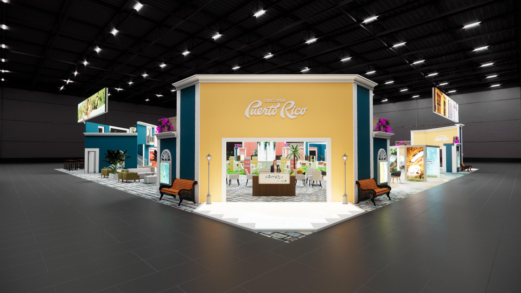 ASD Market Week Double Deck trade show exhibit rental in Las Vegas (view 8)