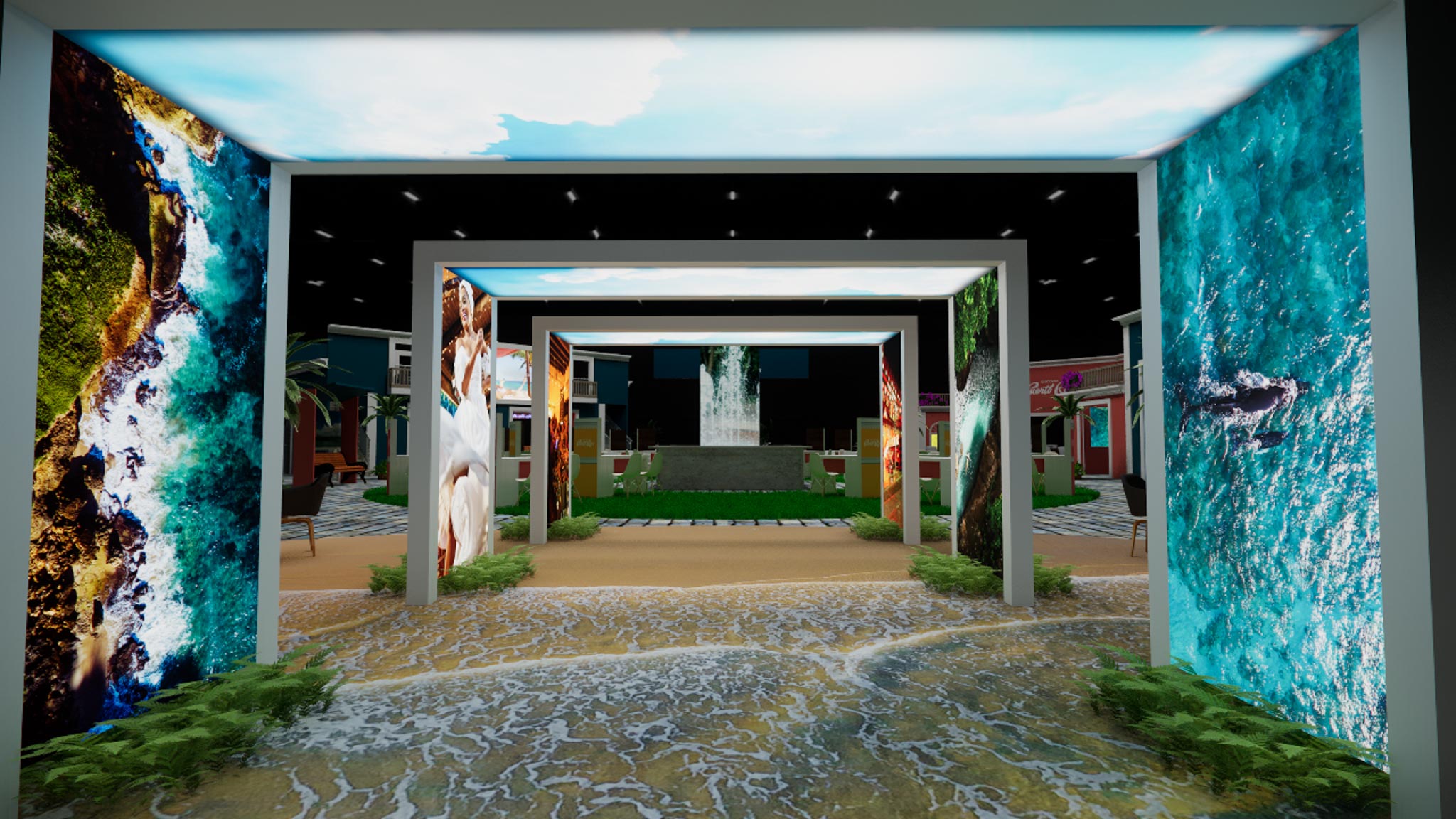ASD Market Week Double Deck trade show exhibit rental in Las Vegas (view 9)