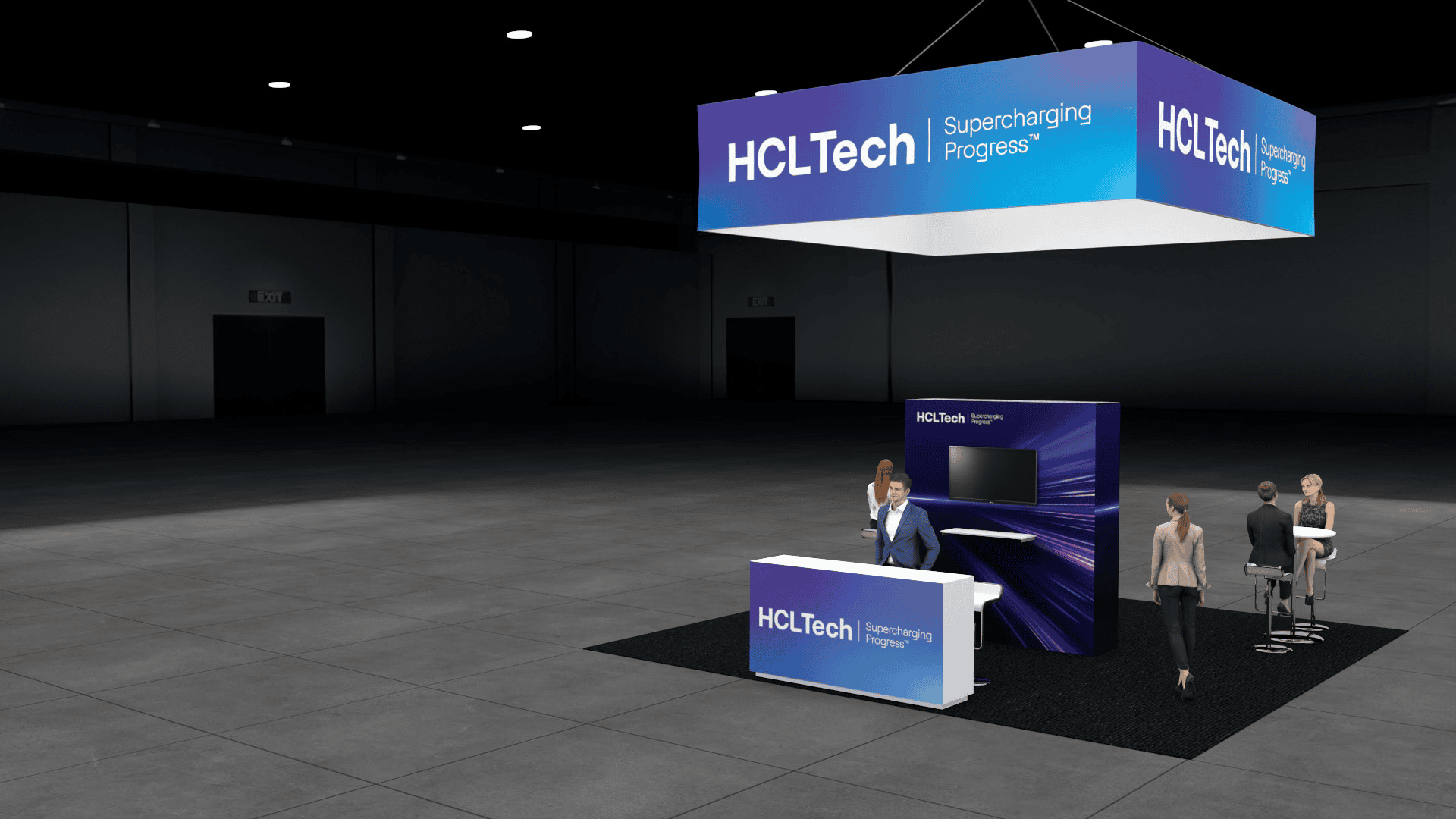 IPW 20x20 trade show exhibit rental in Las Vegas (view 2)