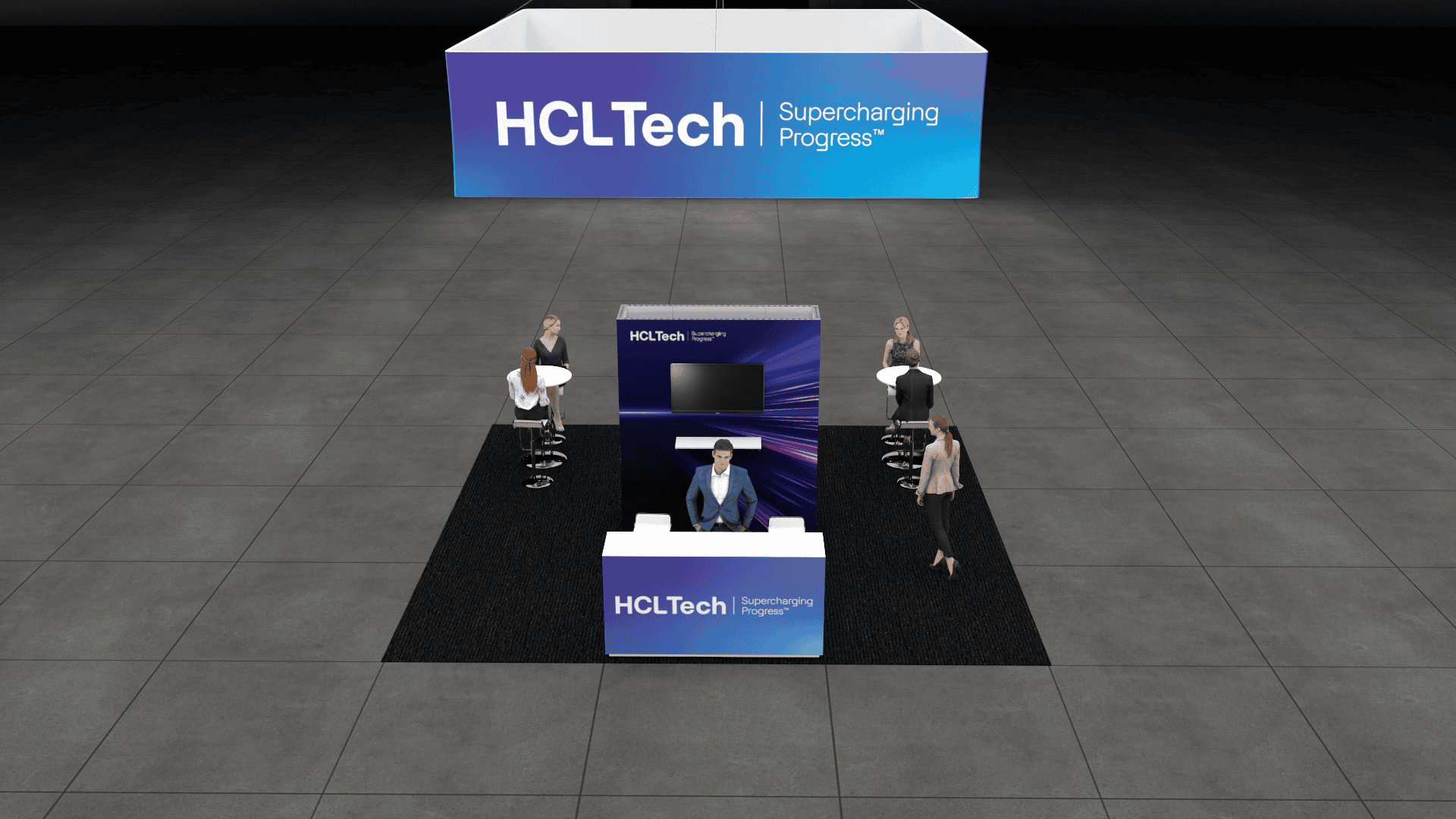 IPW 20x20 trade show exhibit rental in Las Vegas (view 3)