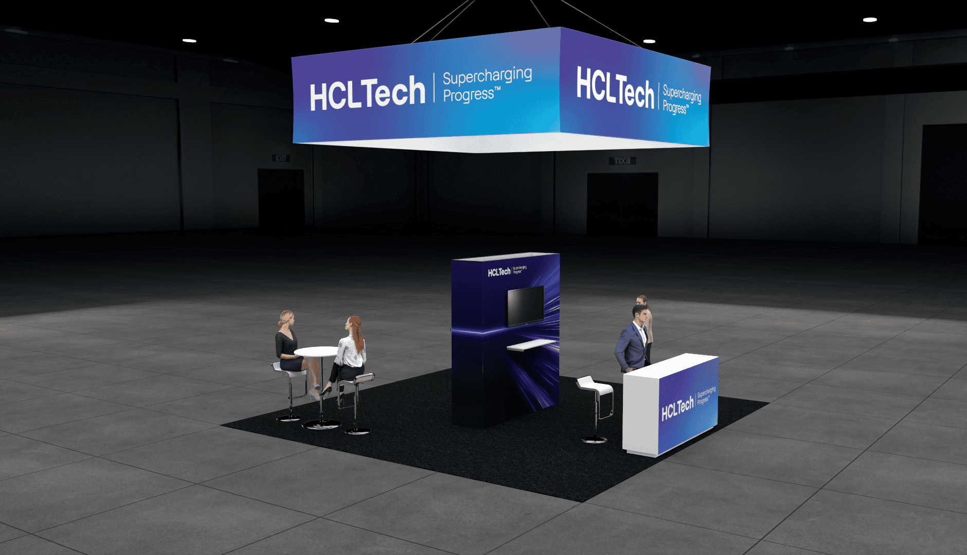 IPW 20x20 trade show exhibit rental in Las Vegas (view 4)