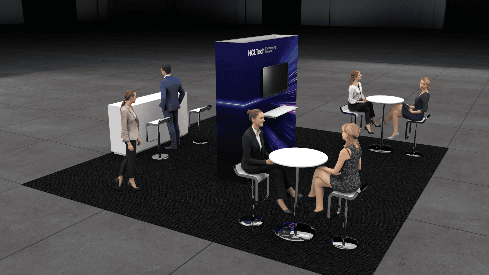 IPW 20x20 trade show exhibit rental in Las Vegas (view 5)