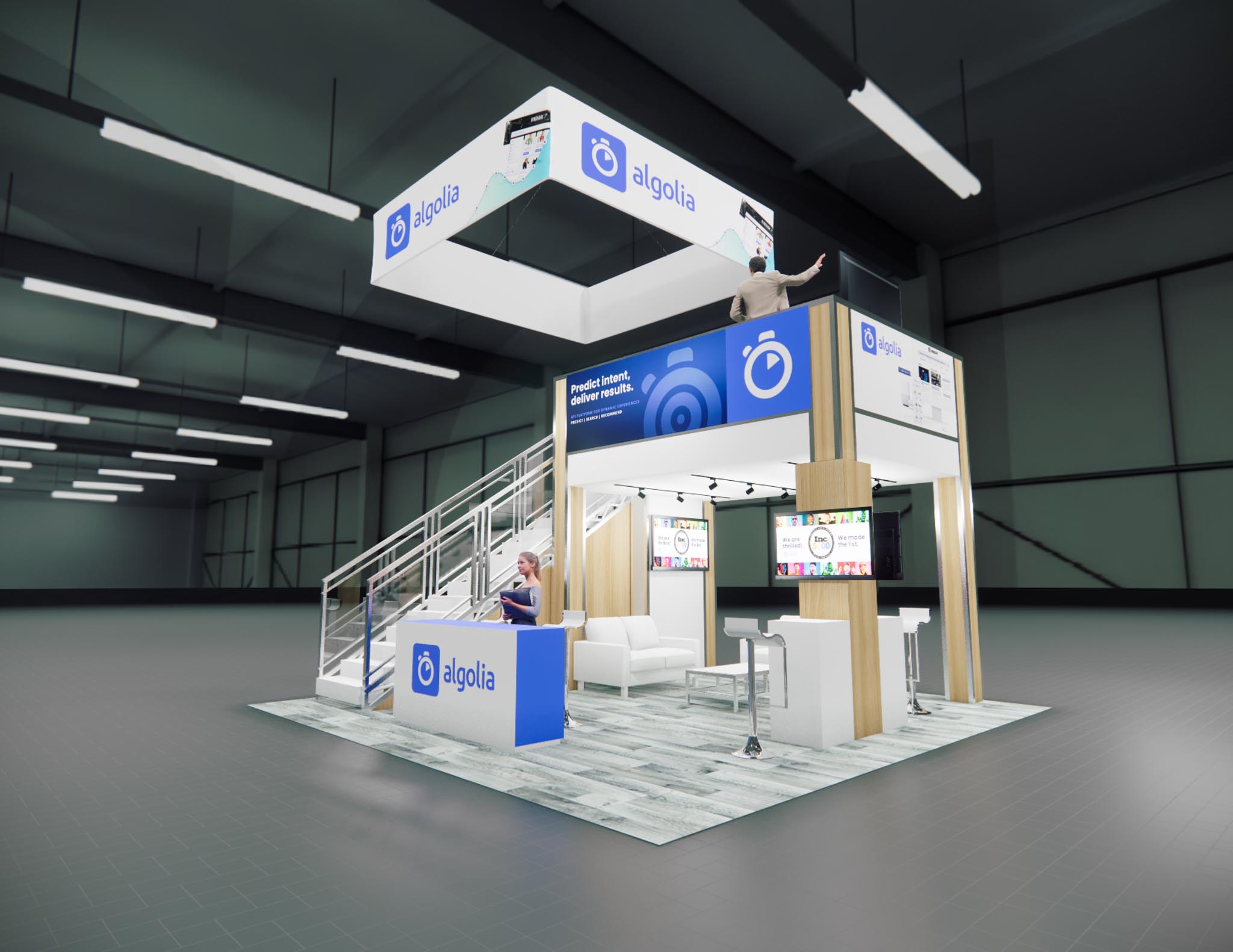 G2E 20x20 trade show exhibit rental in Las Vegas (view 3)