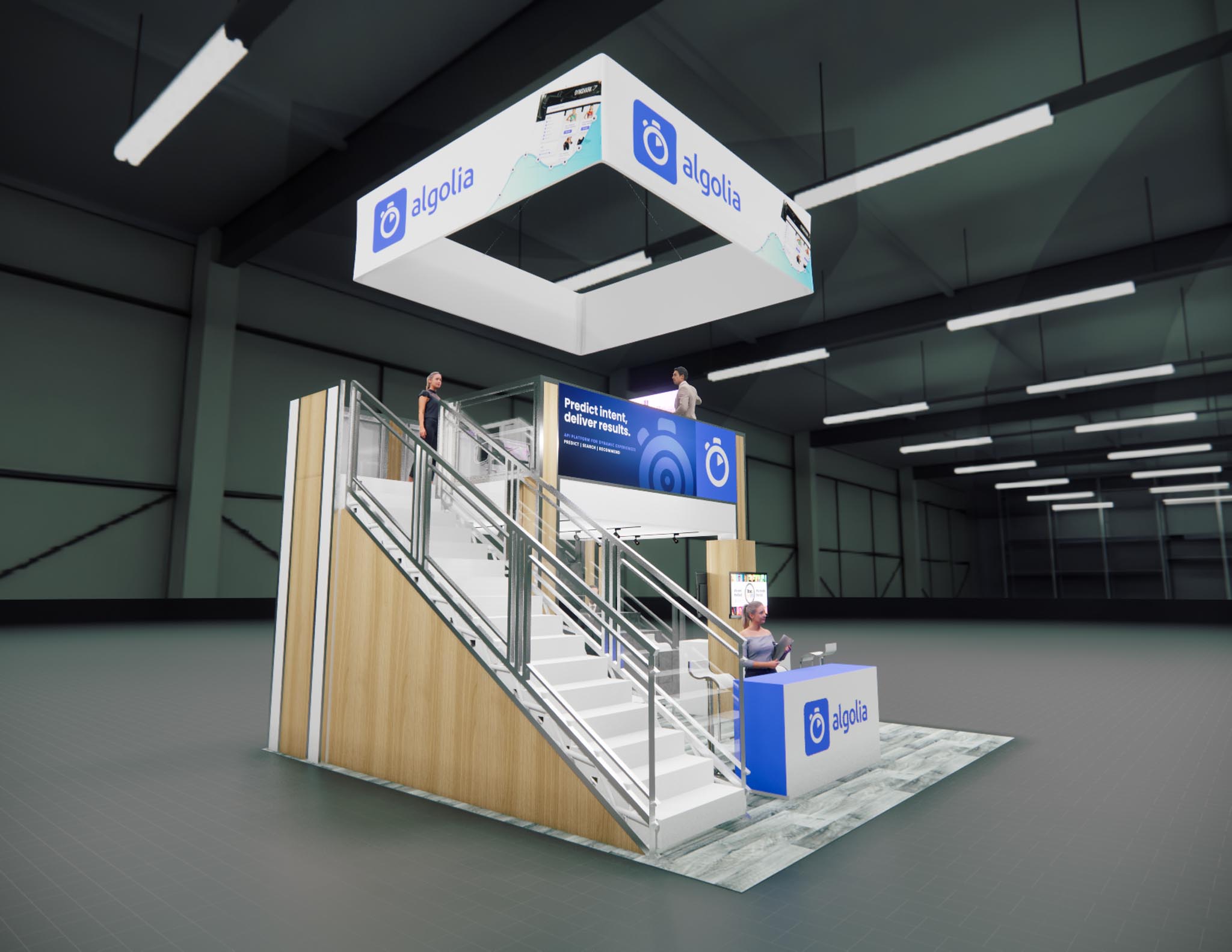 G2E 20x20 trade show exhibit rental in Las Vegas (view 5)