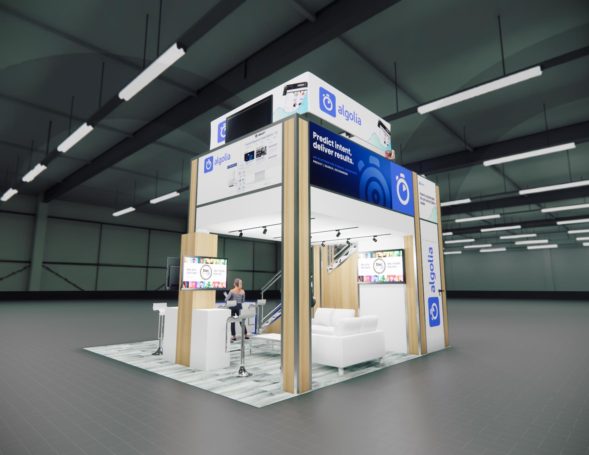 G2E 20x20 trade show exhibit rental in Las Vegas (view 8)