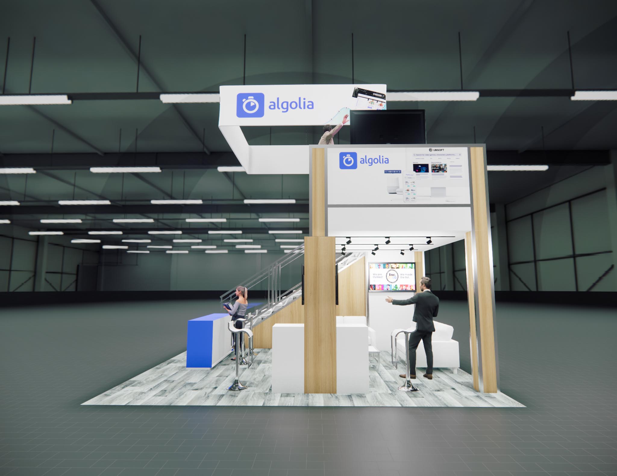 G2E 20x20 trade show exhibit rental in Las Vegas (view 9)