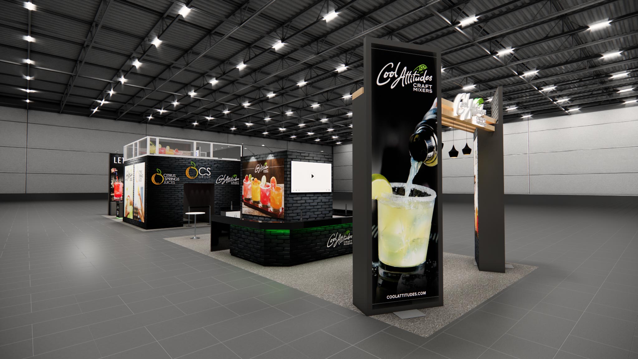 FABTECH 20x40 trade show exhibit rental in Las Vegas (view 3)