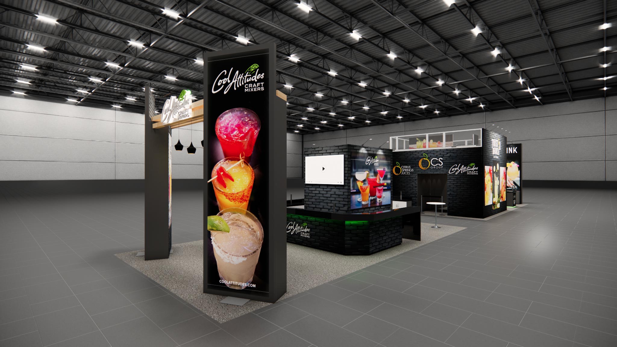 FABTECH 20x40 trade show exhibit rental in Las Vegas (view 5)