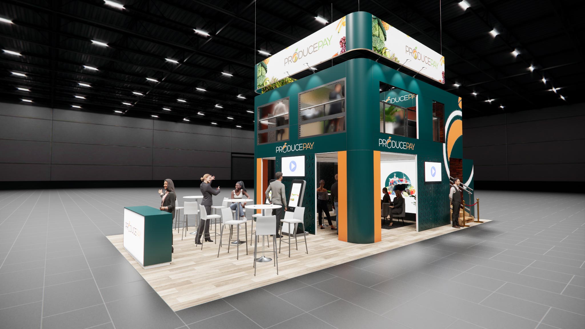 TISE 20x40 trade show exhibit rental in Las Vegas
