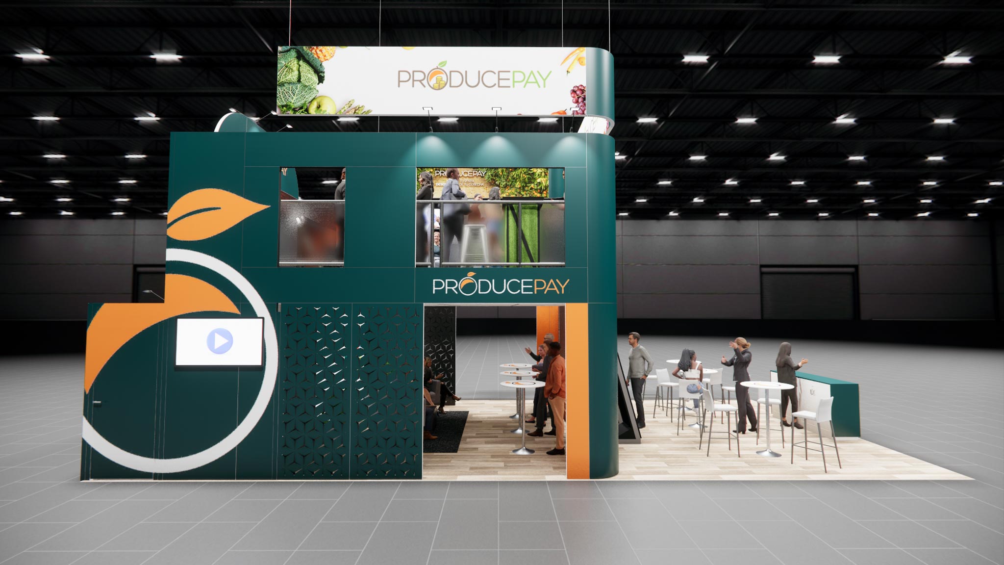 TISE 20x40 trade show exhibit rental in Las Vegas (view 3)