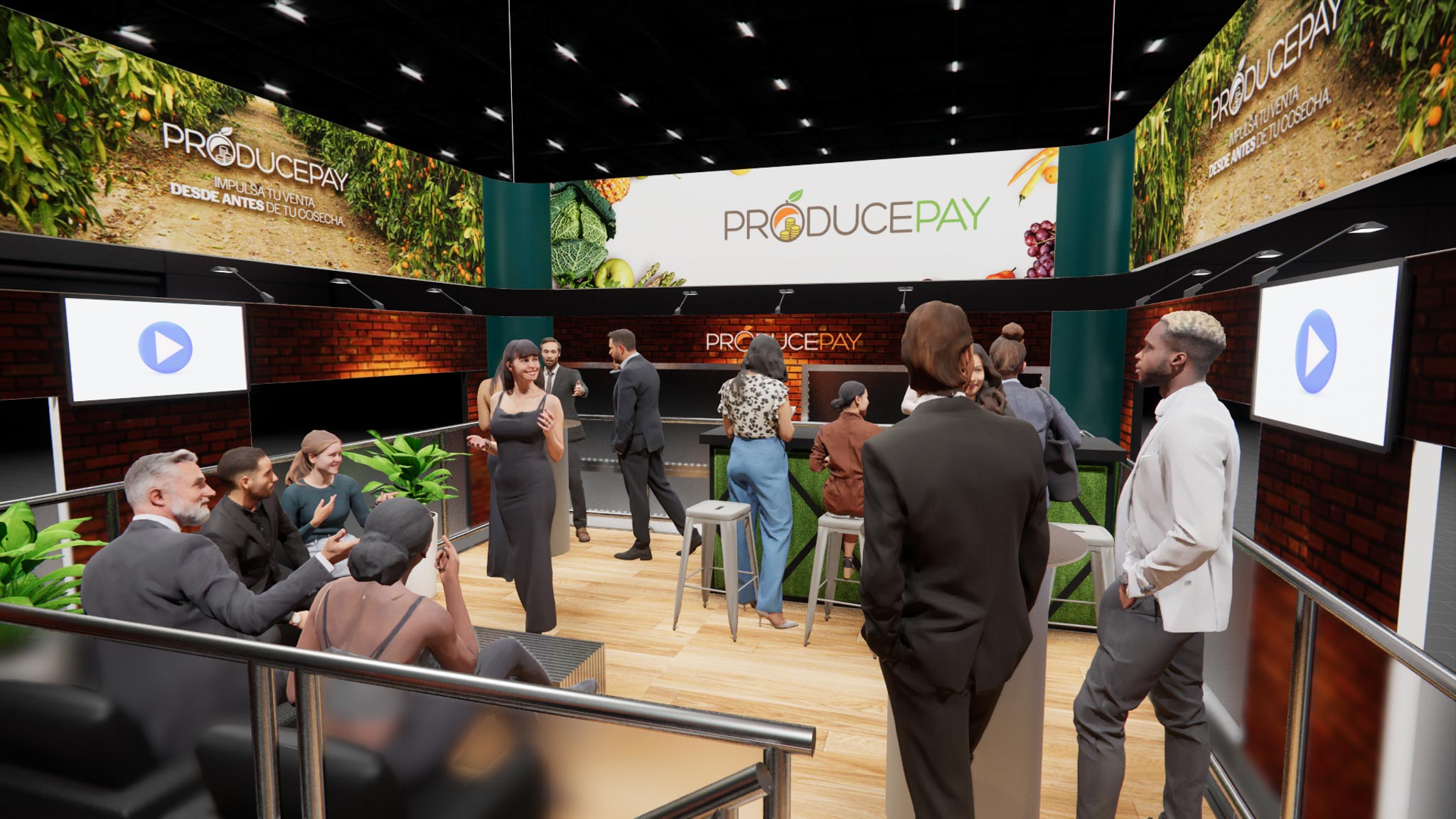 TISE 20x40 trade show exhibit rental in Las Vegas (view 7)