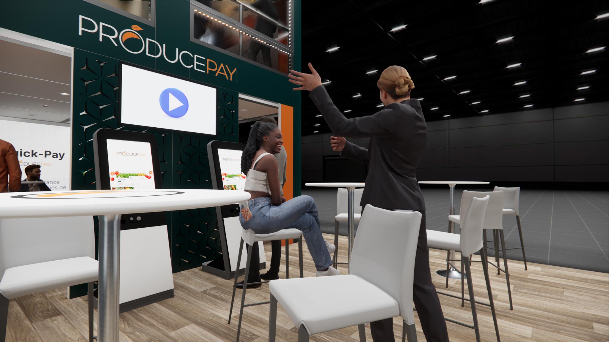 TISE 20x40 trade show exhibit rental in Las Vegas (view 9)