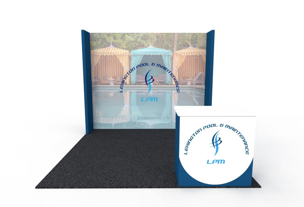 PACK EXPO 10x10 trade show exhibit rental in Las Vegas