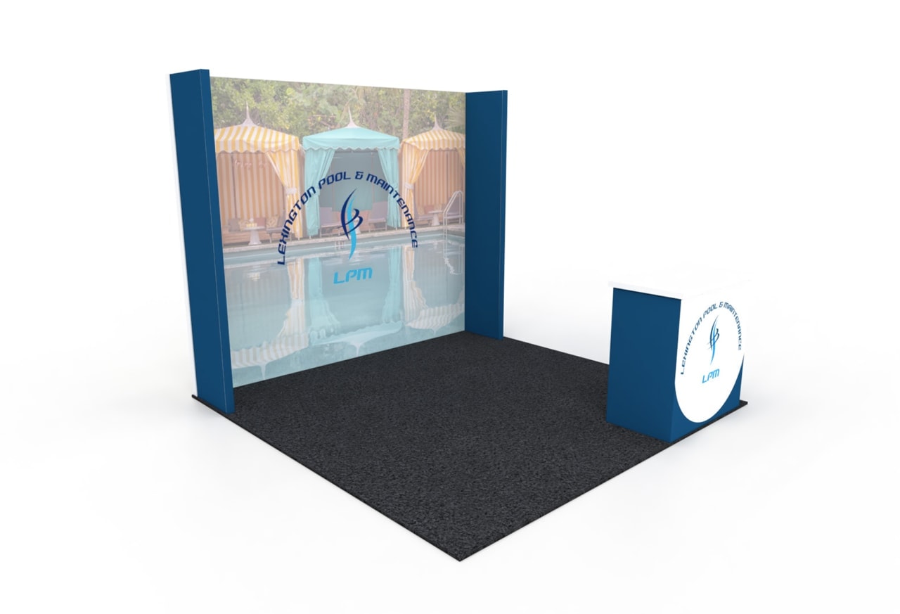 PACK EXPO 10x10 trade show exhibit rental in Las Vegas (view 2)