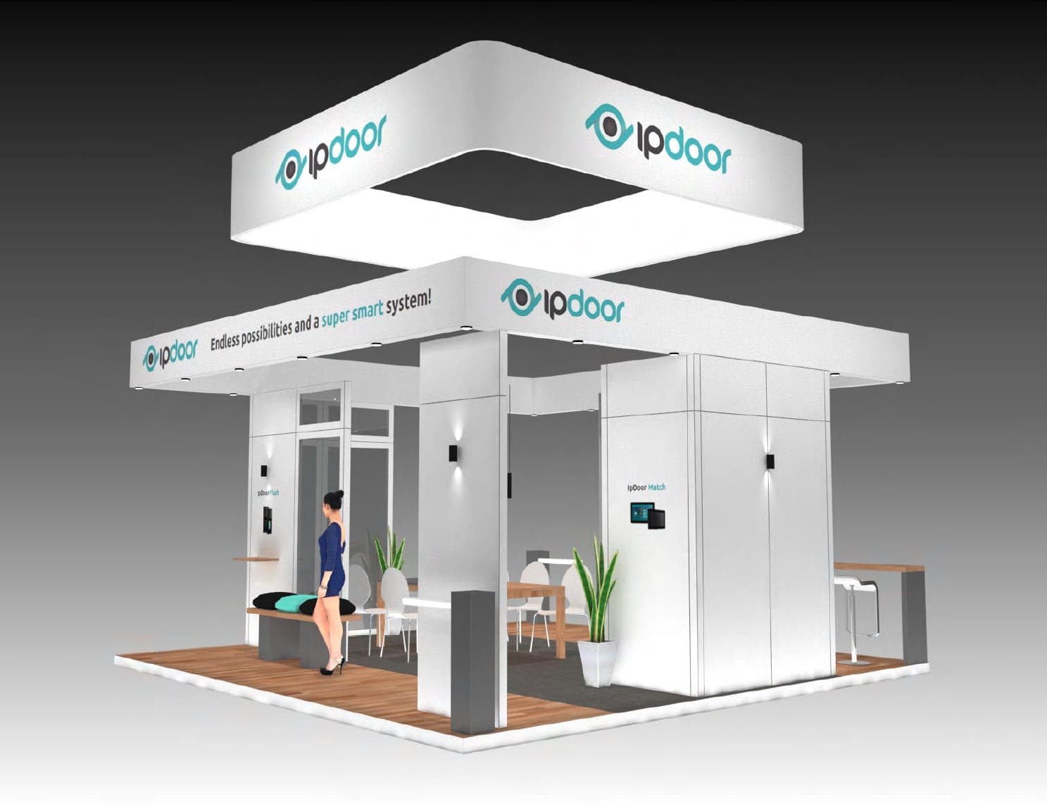 ASD Market Week 20x20 trade show exhibit rental in Las Vegas (view 2)