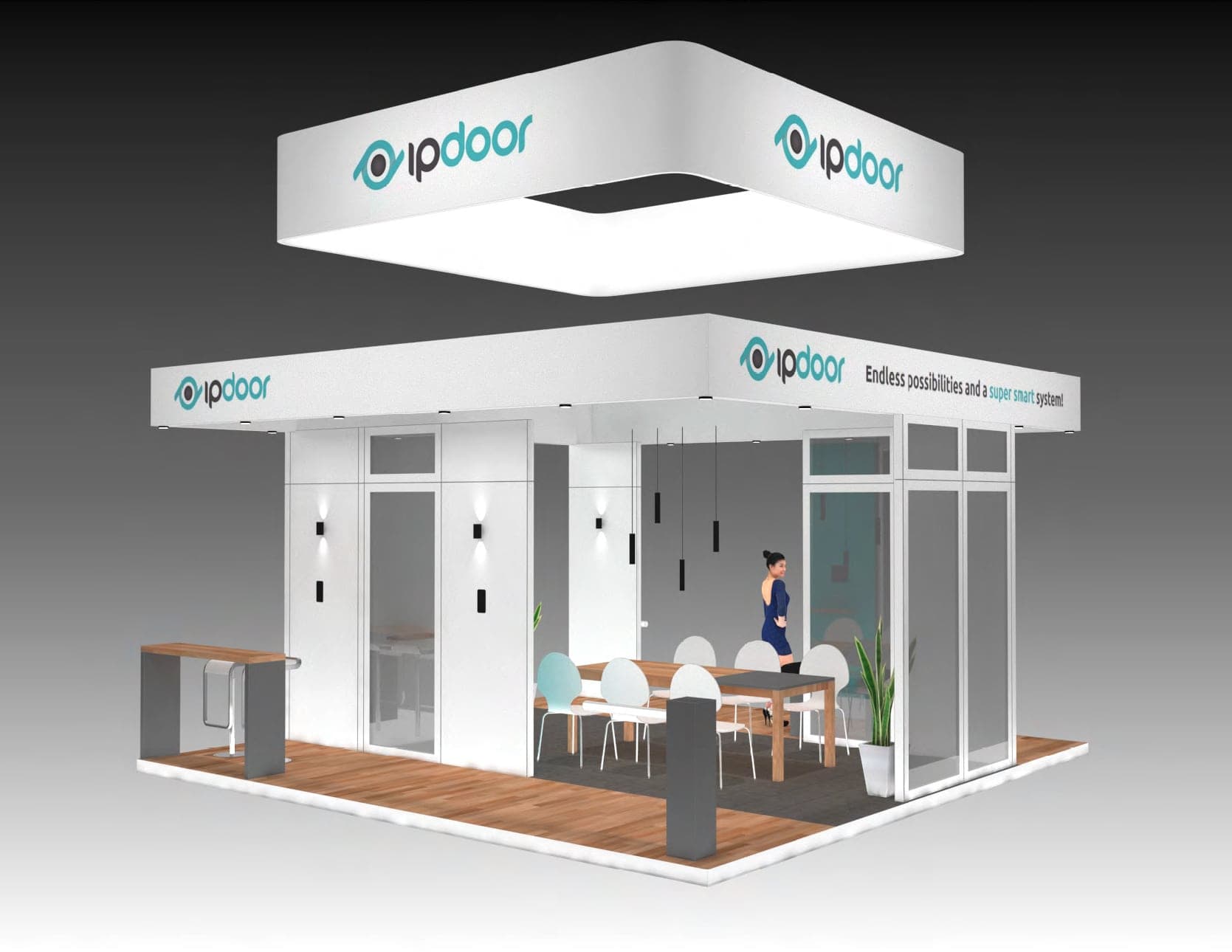ASD Market Week 20x20 trade show exhibit rental in Las Vegas (view 4)