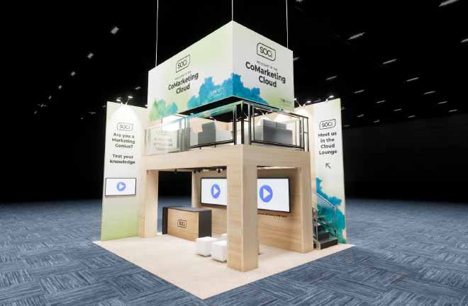 National Hardware Show 20x20 trade show exhibit rental in Las Vegas (view 2)