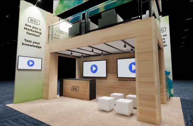 National Hardware Show 20x20 trade show exhibit rental in Las Vegas (view 4)