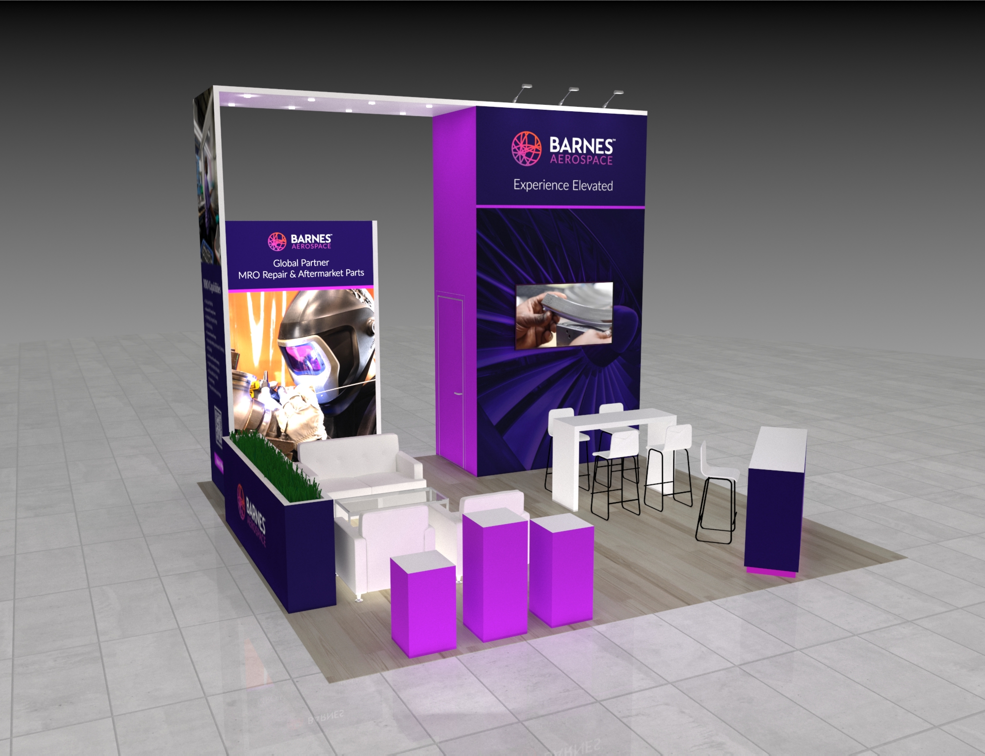 Licensing Expo 20x20 trade show exhibit rental in Las Vegas