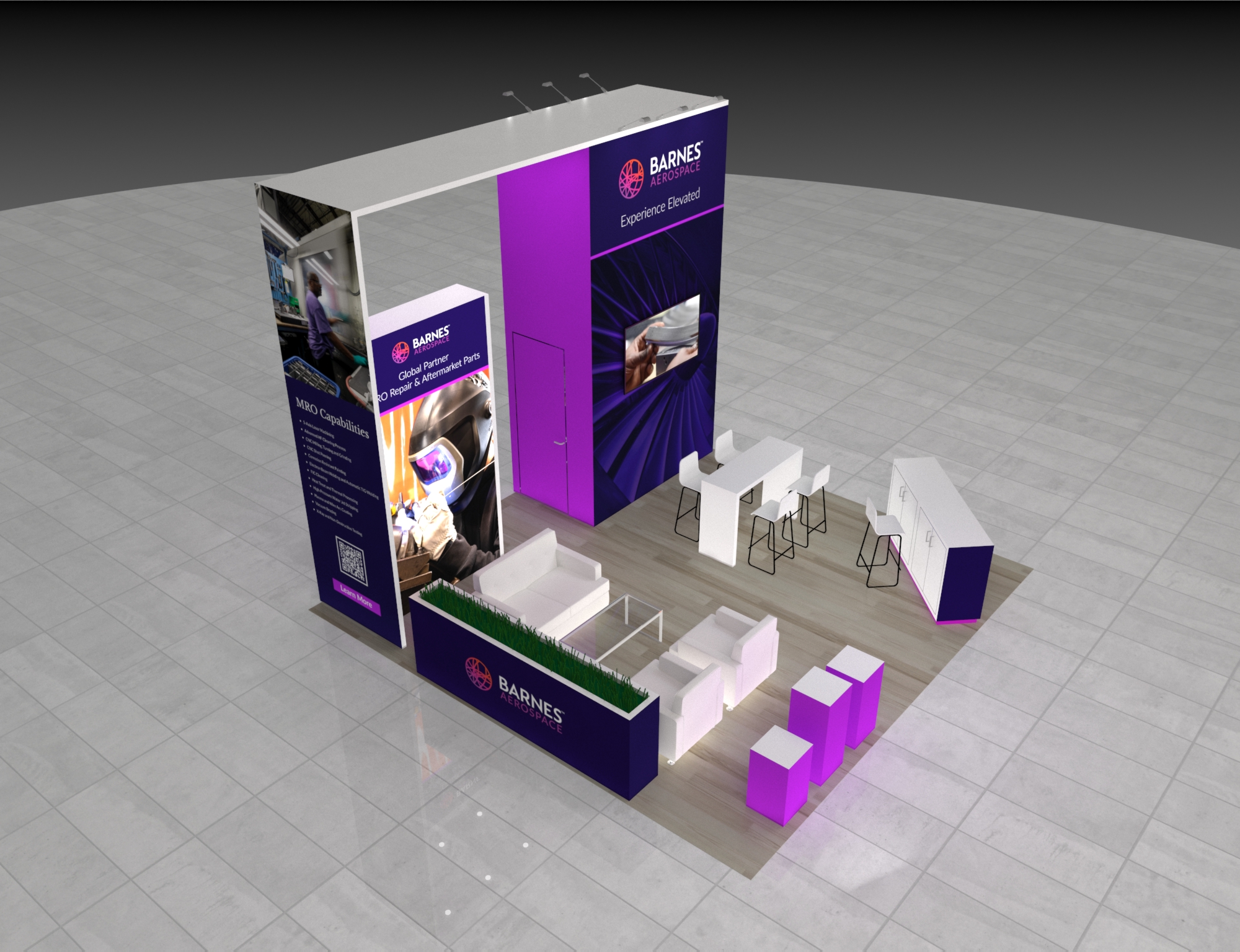 Licensing Expo 20x20 trade show exhibit rental in Las Vegas (view 2)