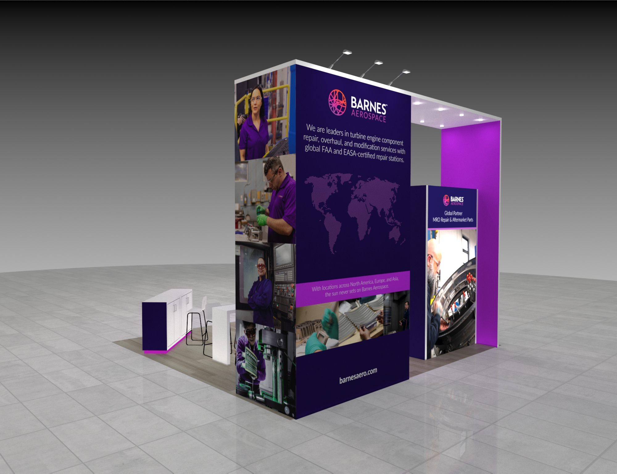 Licensing Expo 20x20 trade show exhibit rental in Las Vegas (view 4)