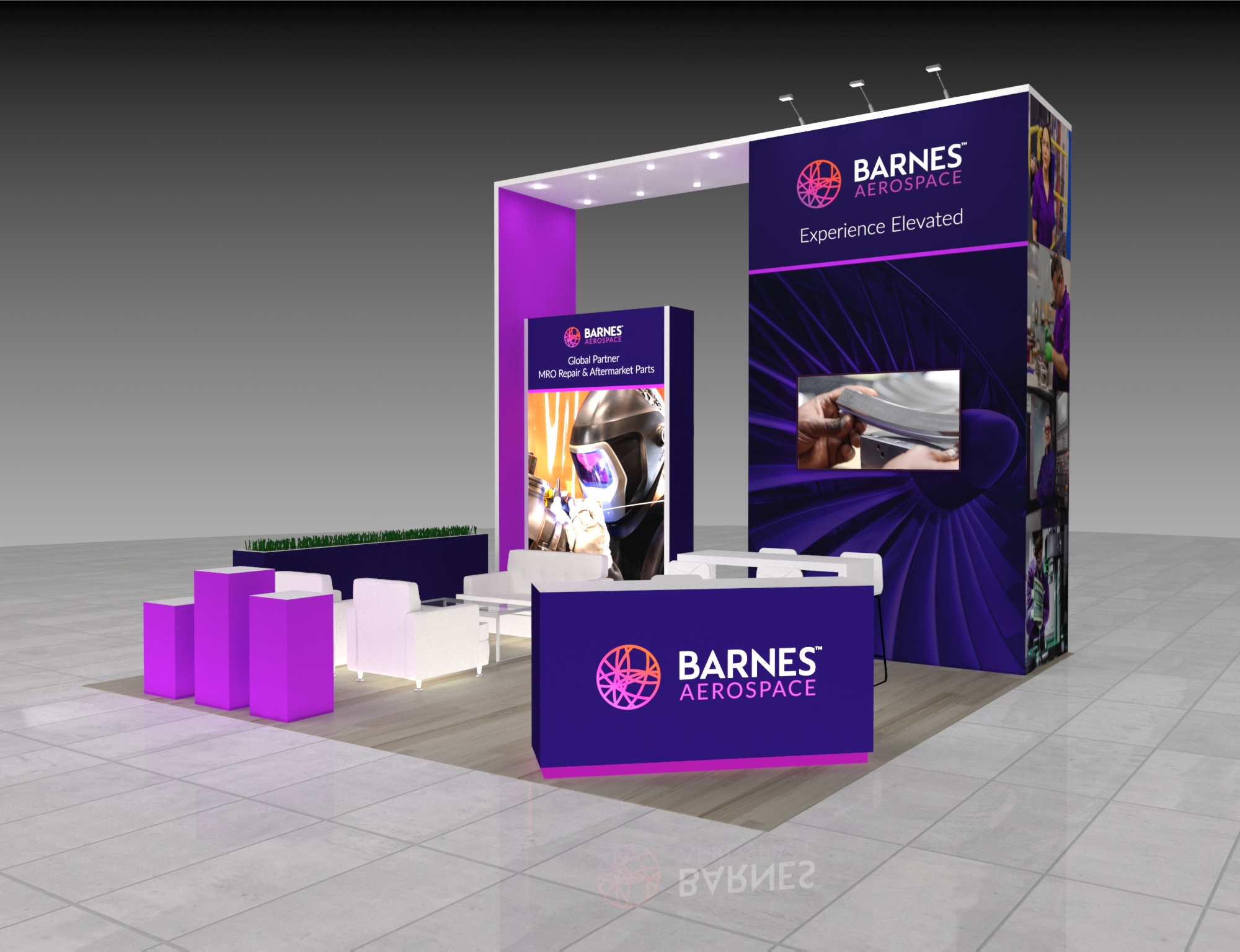 Licensing Expo 20x20 trade show exhibit rental in Las Vegas (view 5)