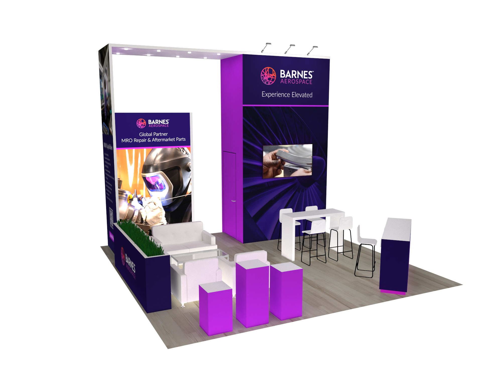 Licensing Expo 20x20 trade show exhibit rental in Las Vegas (view 6)