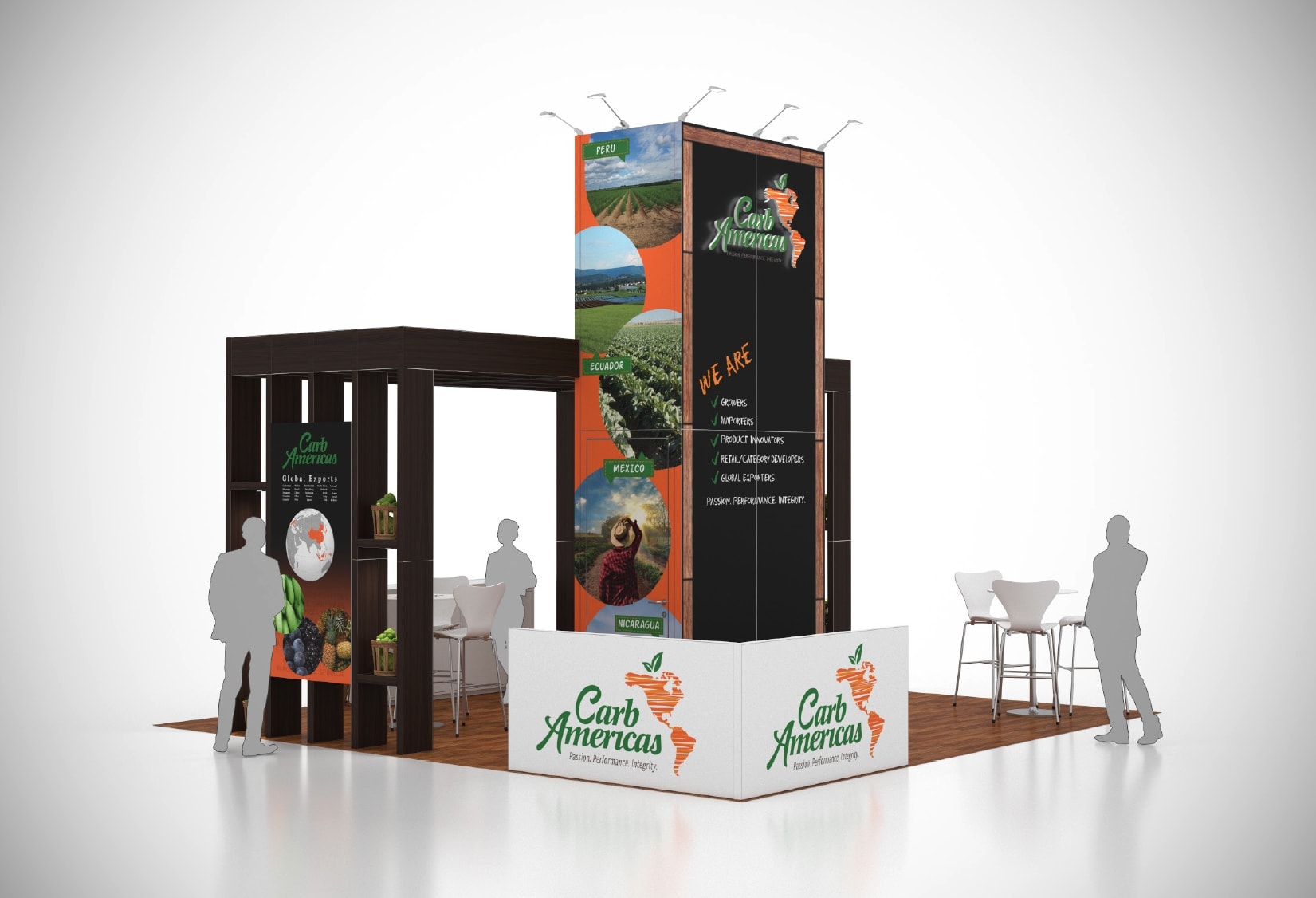 Bar & Restaurant Expo 20x20 trade show exhibit rental in Las Vegas (view 3)