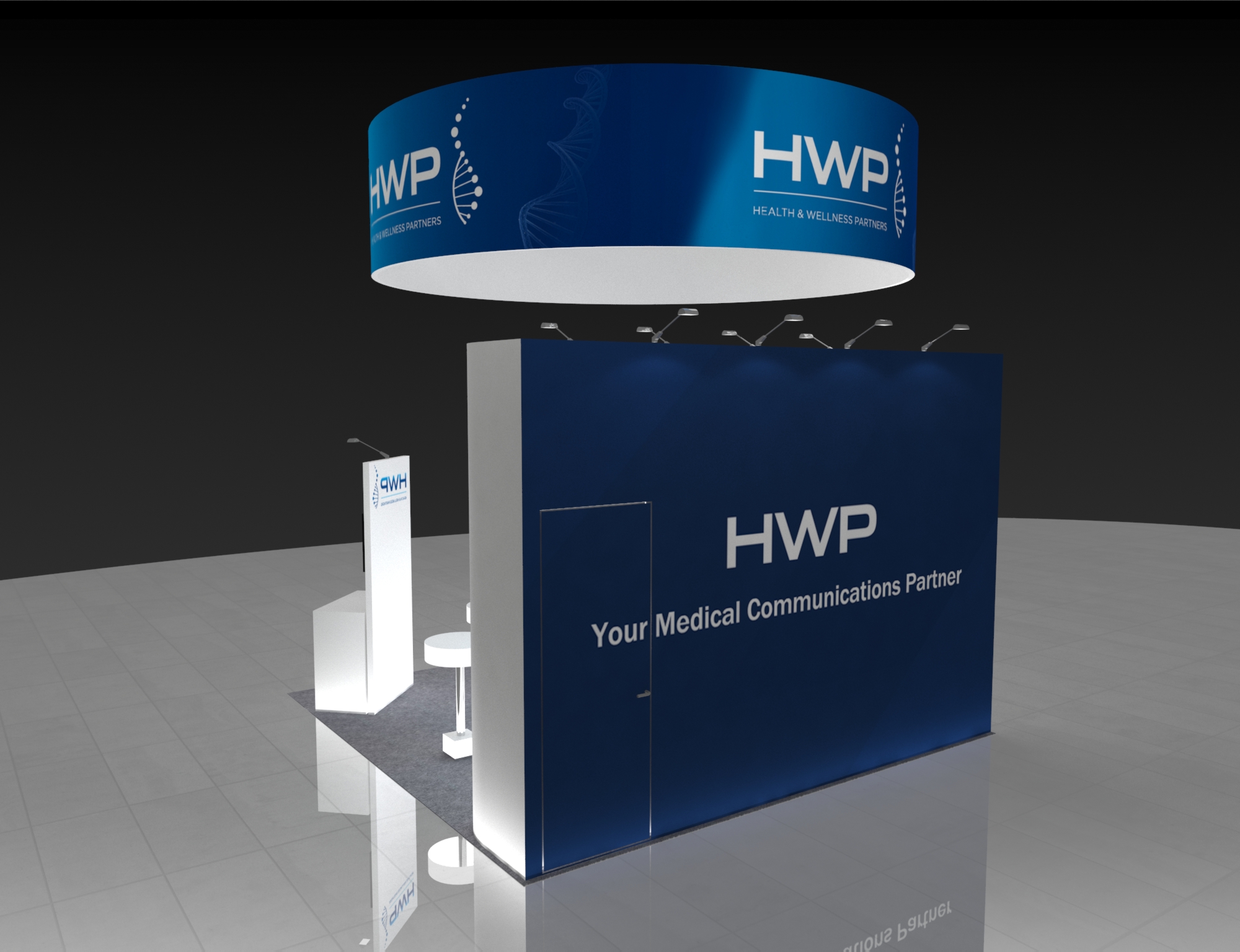 SEMA 20x20 trade show exhibit rental in Las Vegas (view 2)