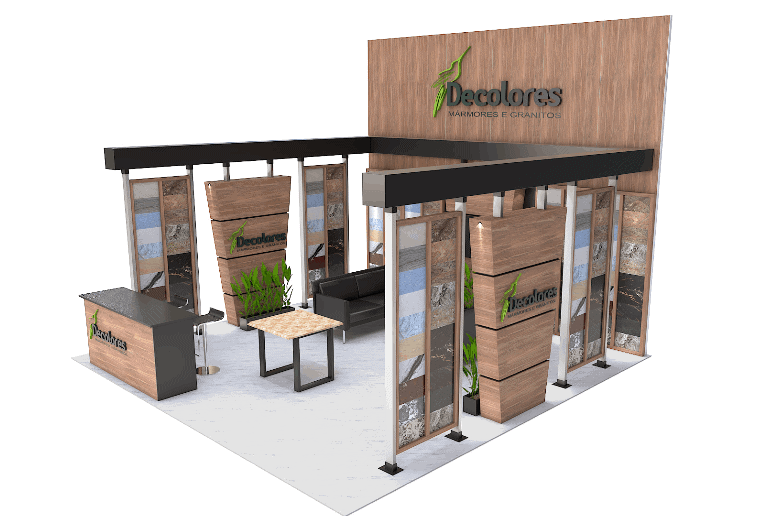 HD Expo 20x20 trade show exhibit rental in Las Vegas (view 2)