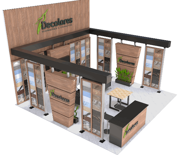 HD Expo 20x20 trade show exhibit rental in Las Vegas (view 4)