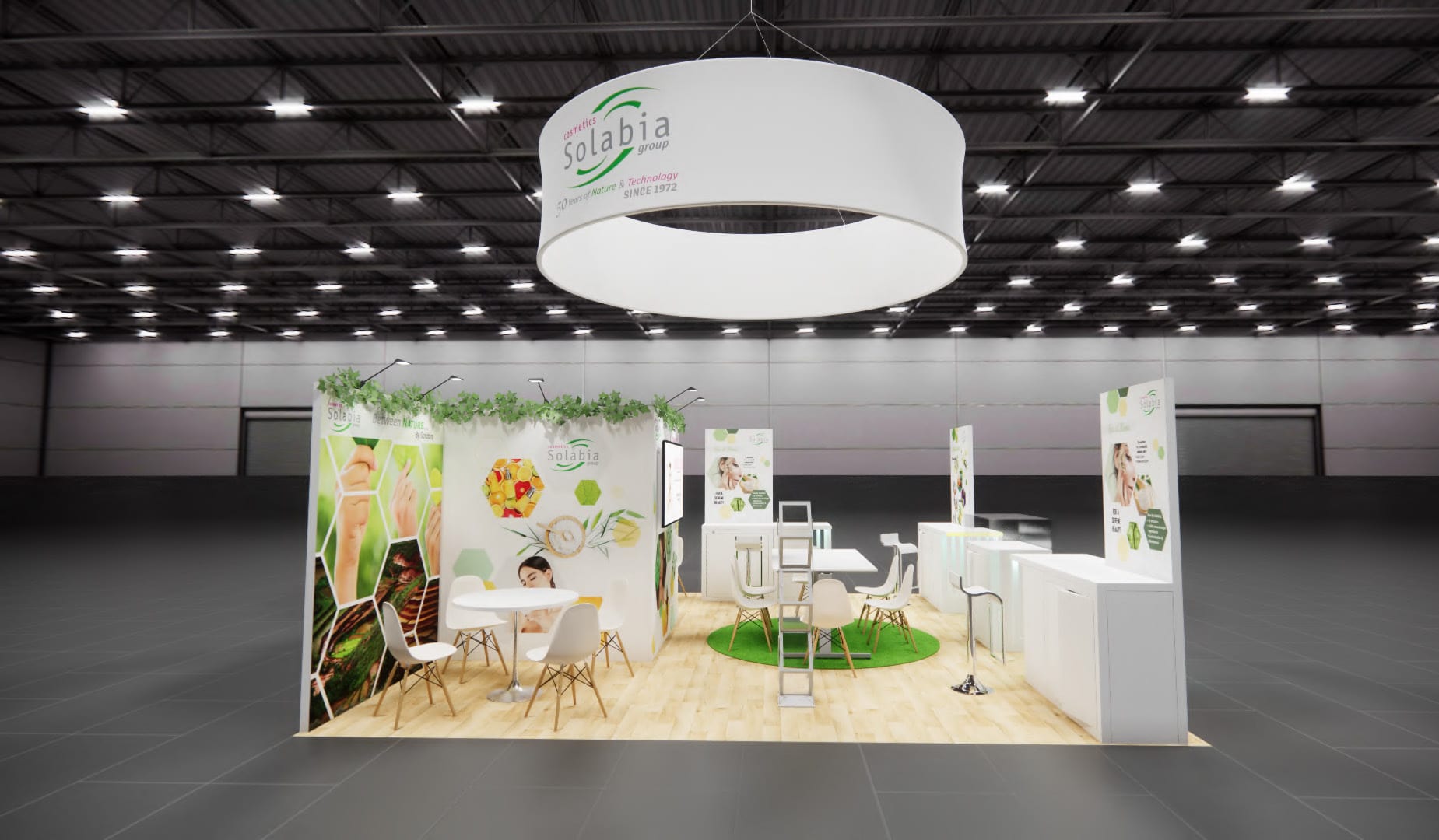 SupplySide West 20x20 trade show exhibit rental in Las Vegas (view 3)
