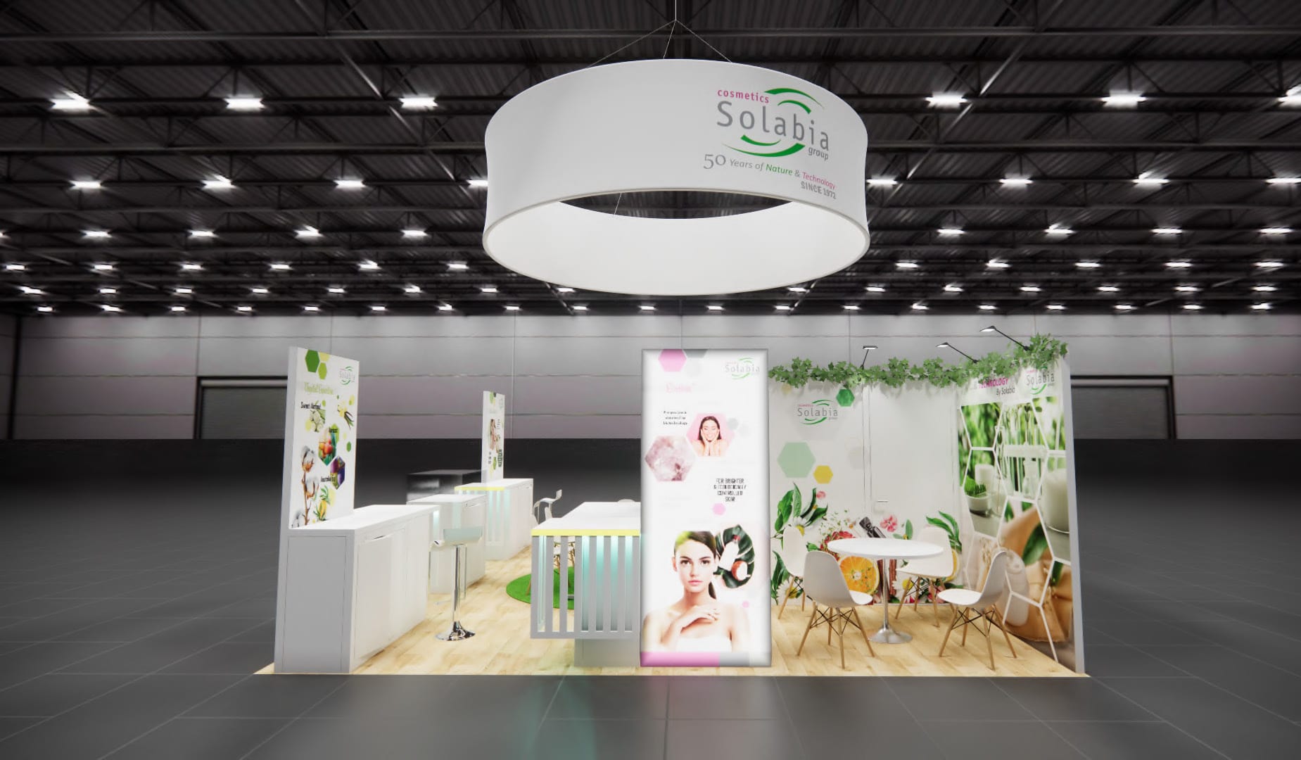SupplySide West 20x20 trade show exhibit rental in Las Vegas (view 5)