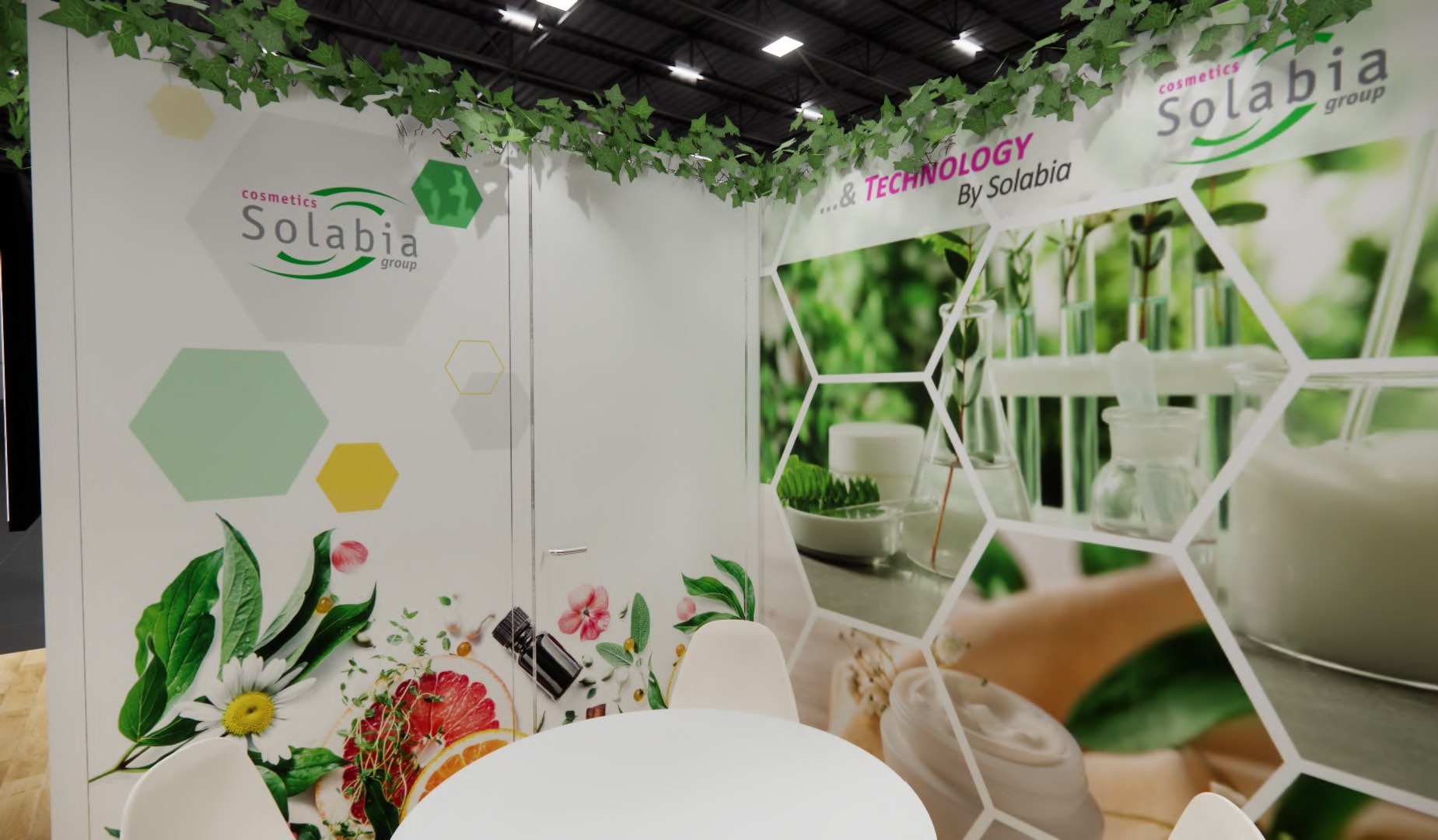 SupplySide West 20x20 trade show exhibit rental in Las Vegas (view 6)