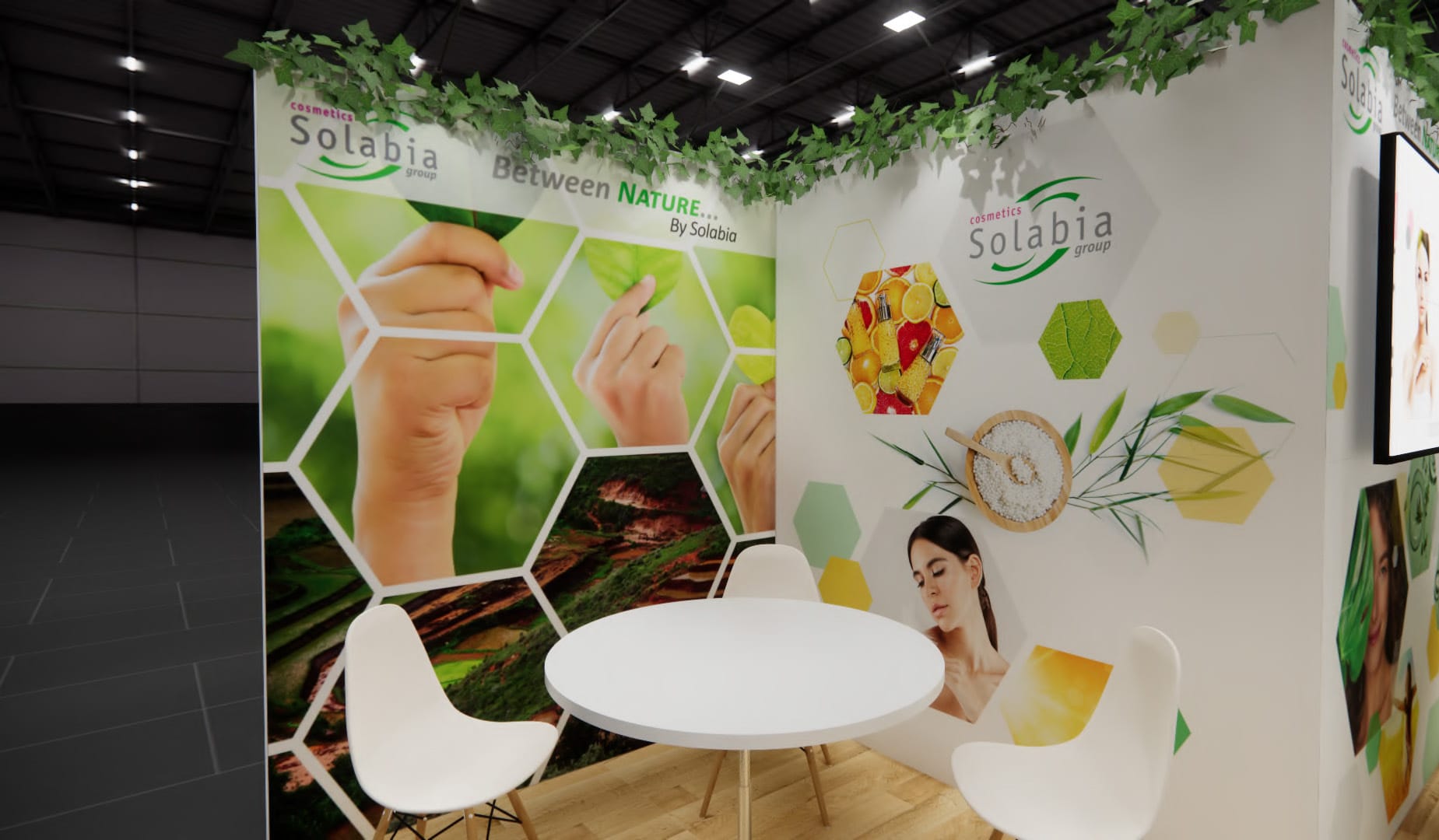 SupplySide West 20x20 trade show exhibit rental in Las Vegas (view 7)