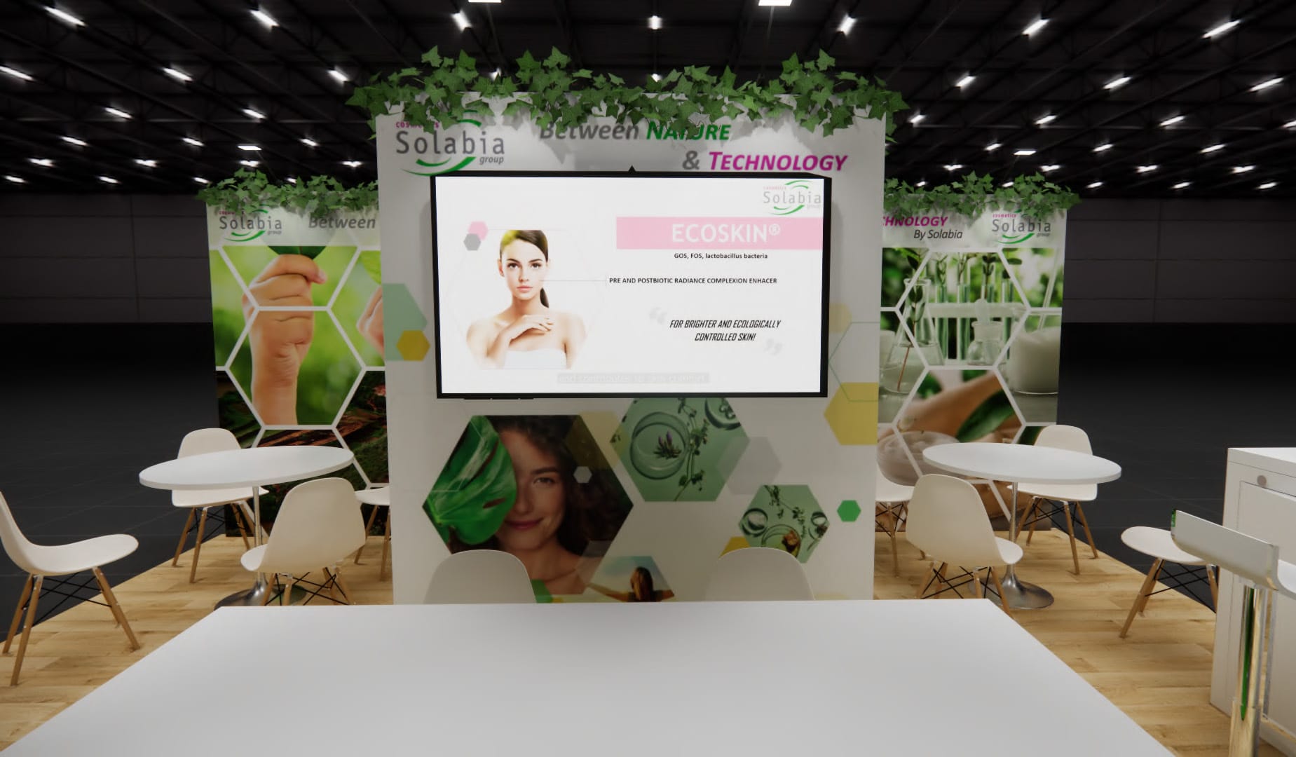 SupplySide West 20x20 trade show exhibit rental in Las Vegas (view 8)