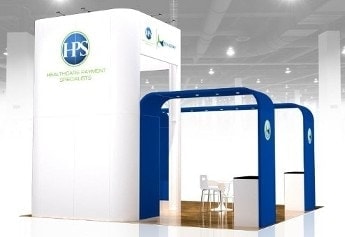GlassBuild America 20x20 trade show exhibit rental in Las Vegas (view 3)