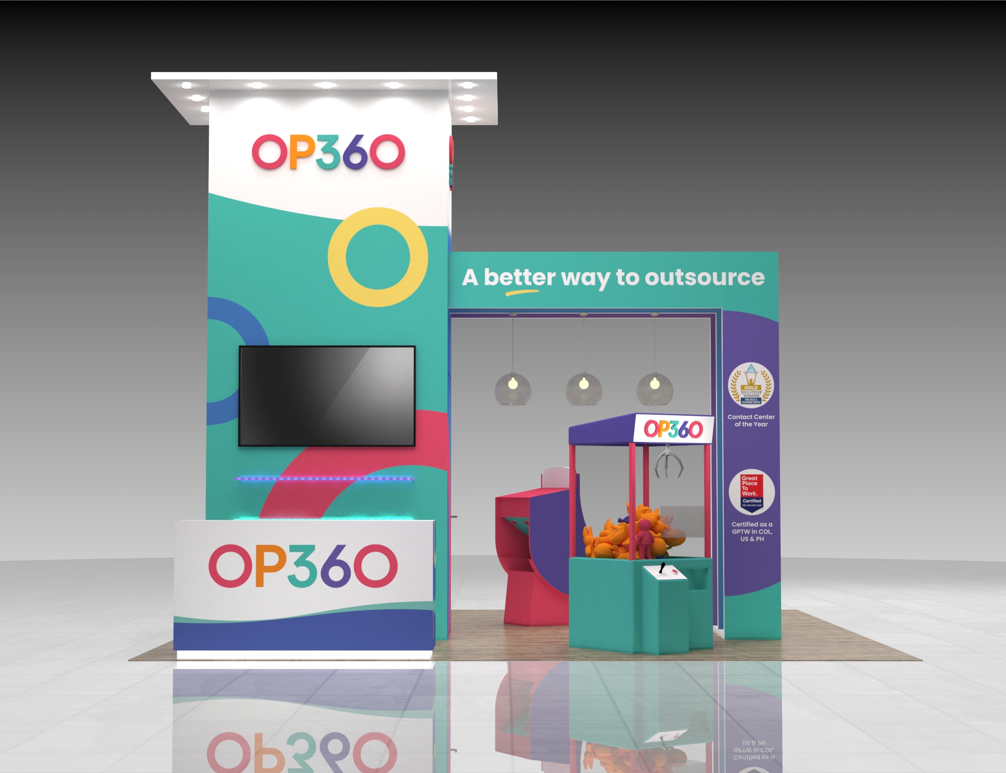 KBIS 20x20 trade show exhibit rental in Las Vegas