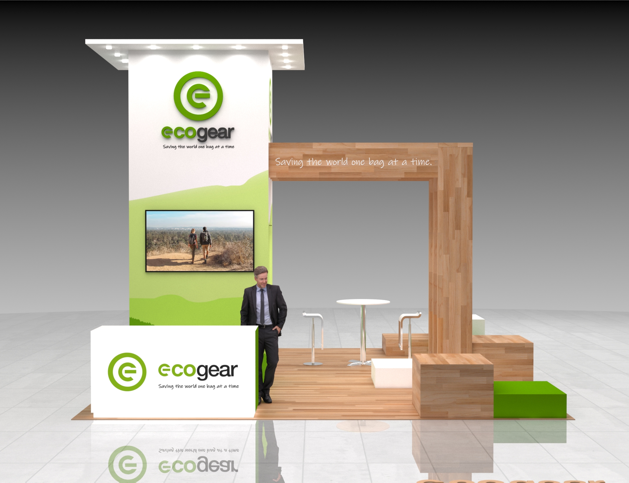 Las Vegas Market 20x20 trade show exhibit rental in Las Vegas