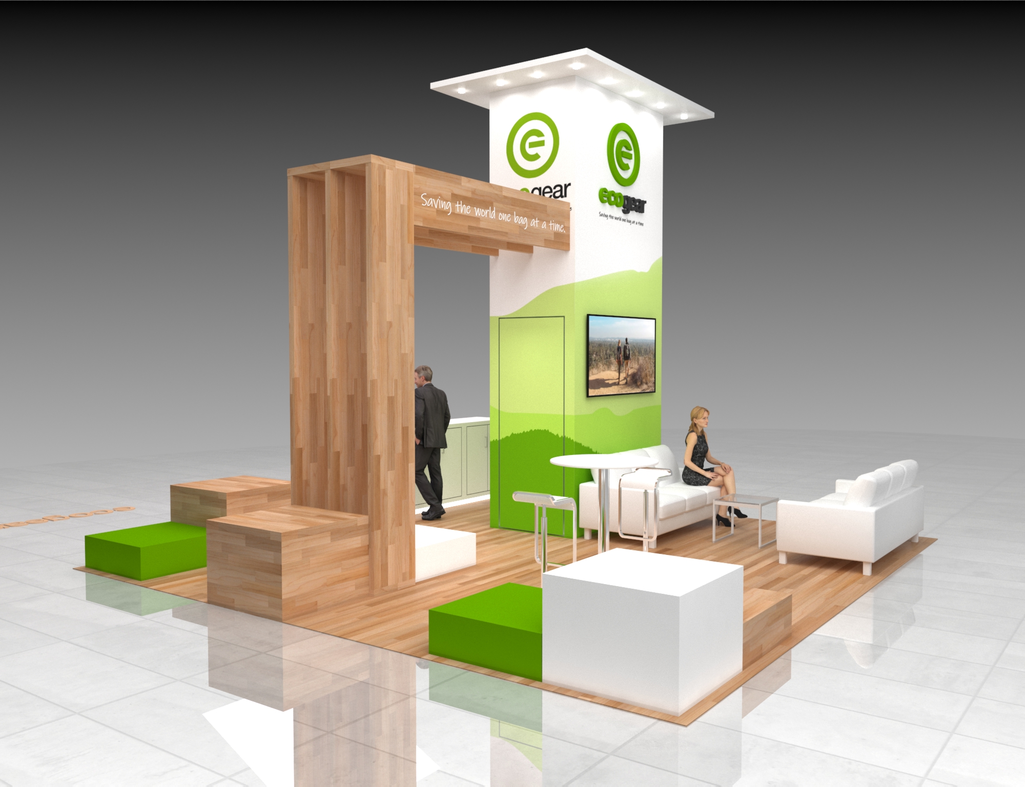 Las Vegas Market 20x20 trade show exhibit rental in Las Vegas (view 4)