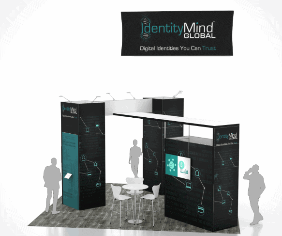 World of Concrete 20x20 trade show exhibit rental in Las Vegas (view 3)