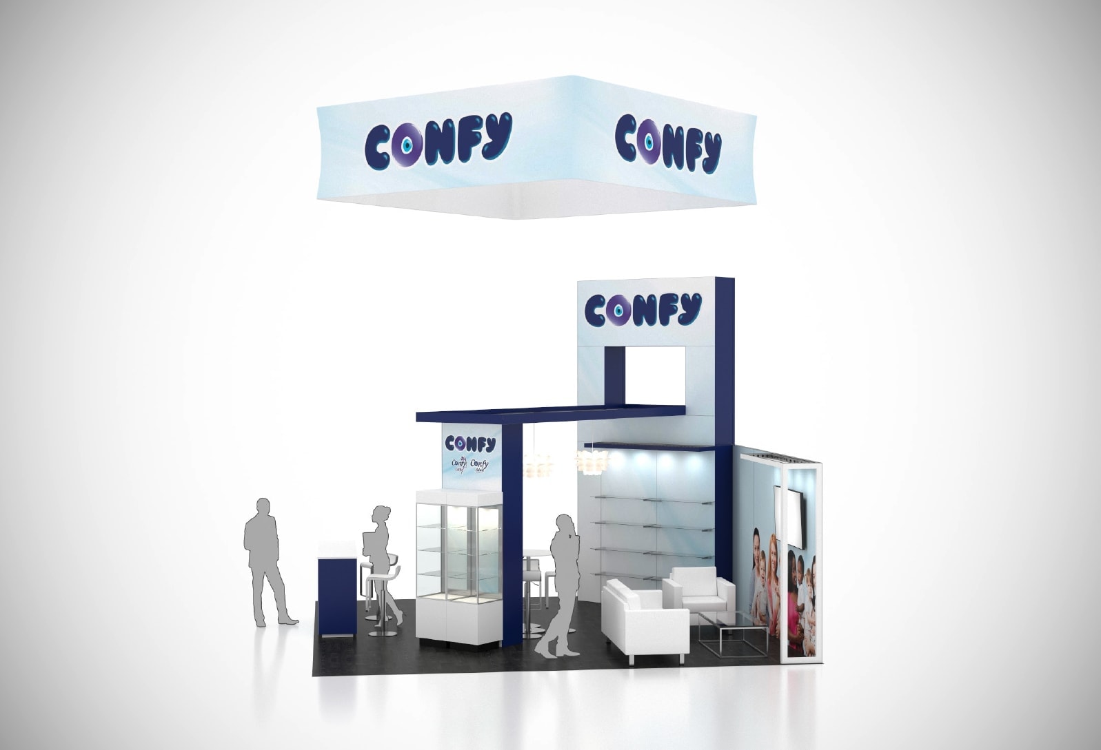 PRINTING United 20x20 trade show exhibit rental in Las Vegas
